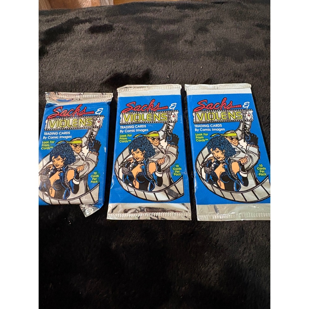 3 Pack Lot Sachs & Violens Trading Cards 1993 Comic Images Peter David‎ Sealed
